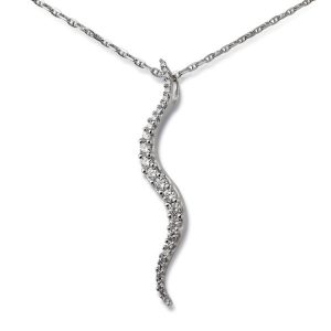 Diamond Curve Pendant
