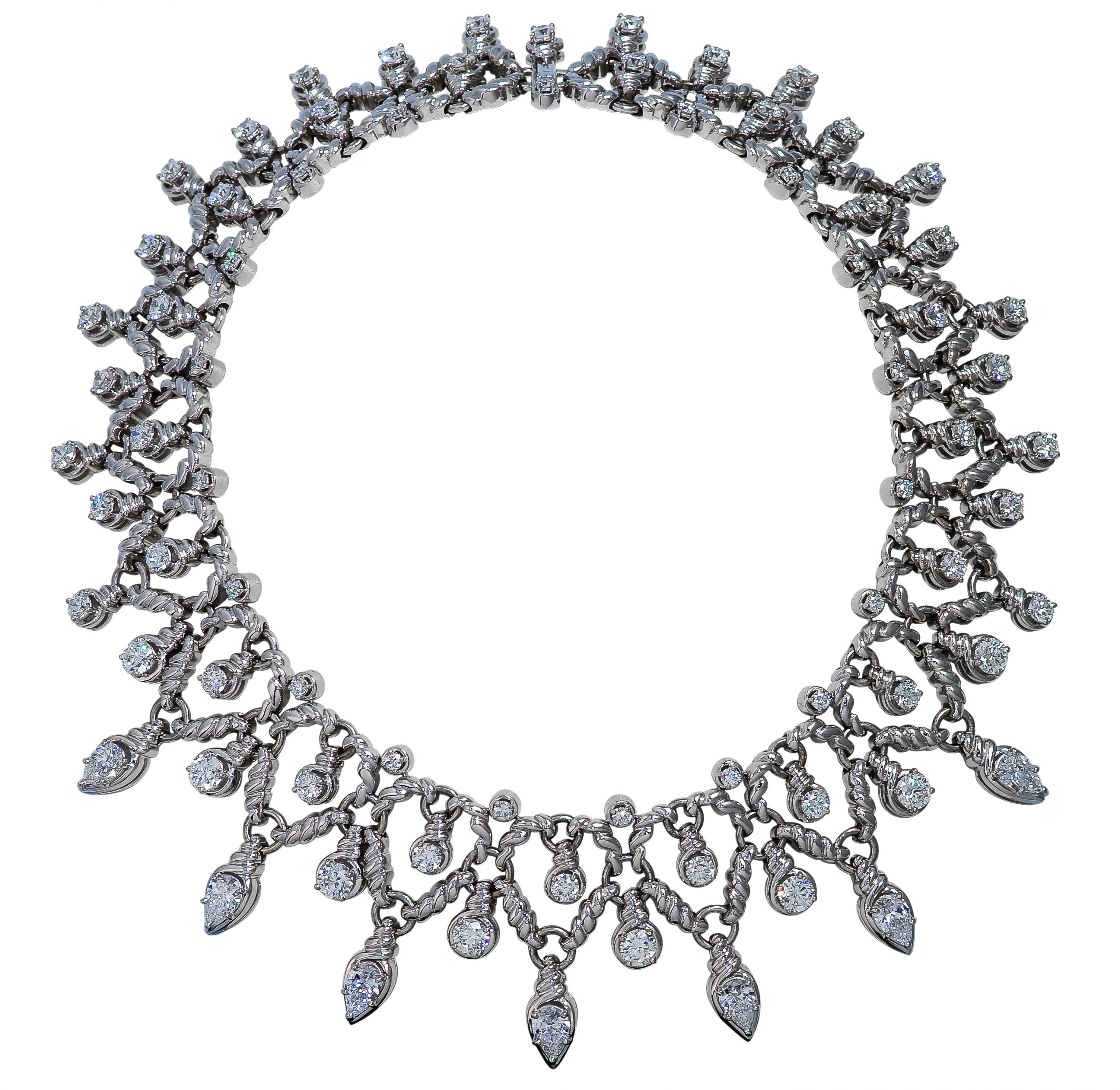 Buy Agraciada Fancy Necklace Online | Lab Grown Diamonds – Fiona Diamonds