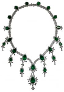 Emerald and Diamond Necklace
