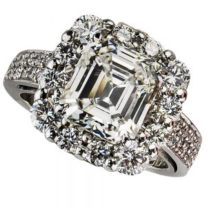 Emerald Cut Diamond Ring
