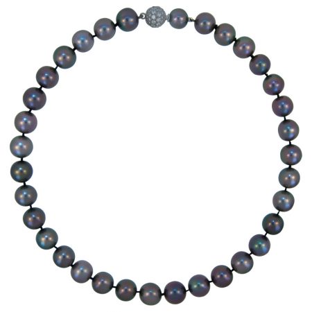 Cultured Black Tahitian Pearl Necklace