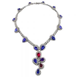 Tanzanite and Diamonds Necklace