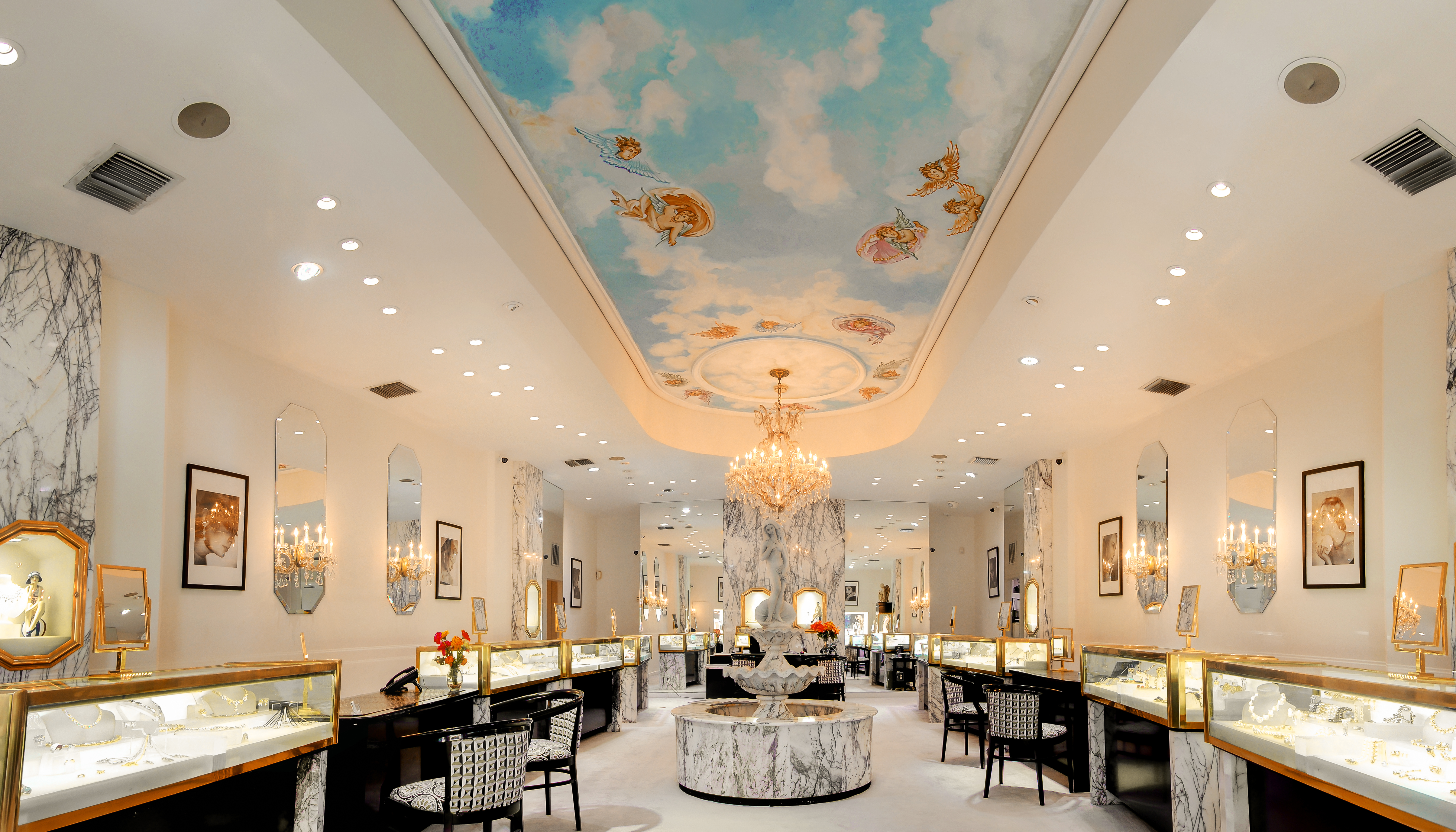 Merged Store Panels Kaufmann de Suisse Jewelry Designers, 210 Worth Ave., Palm Beach