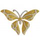 18K Butterfly Broach