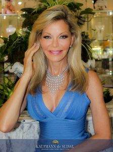 The Waterfall Necklace Features Gray Freshwater Pearls