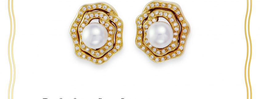 The Sea Spiral Pearl Earrings