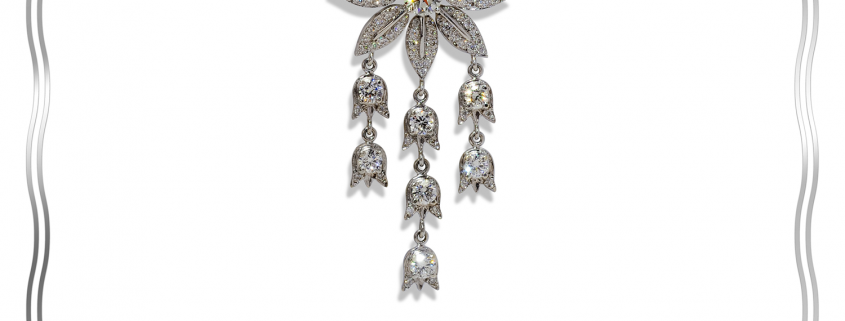 Lily of the Valley Diamond Necklace