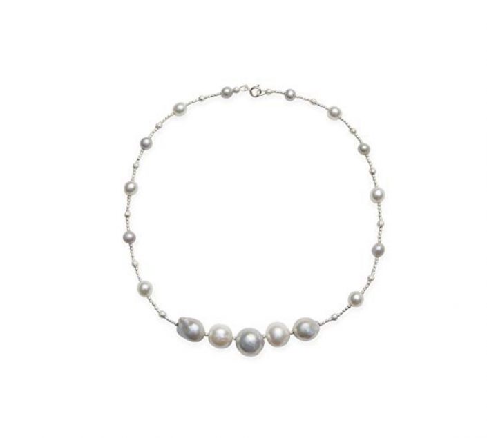Kaufmann De Suisse Freshwater 5 in a Row Pearl Necklace