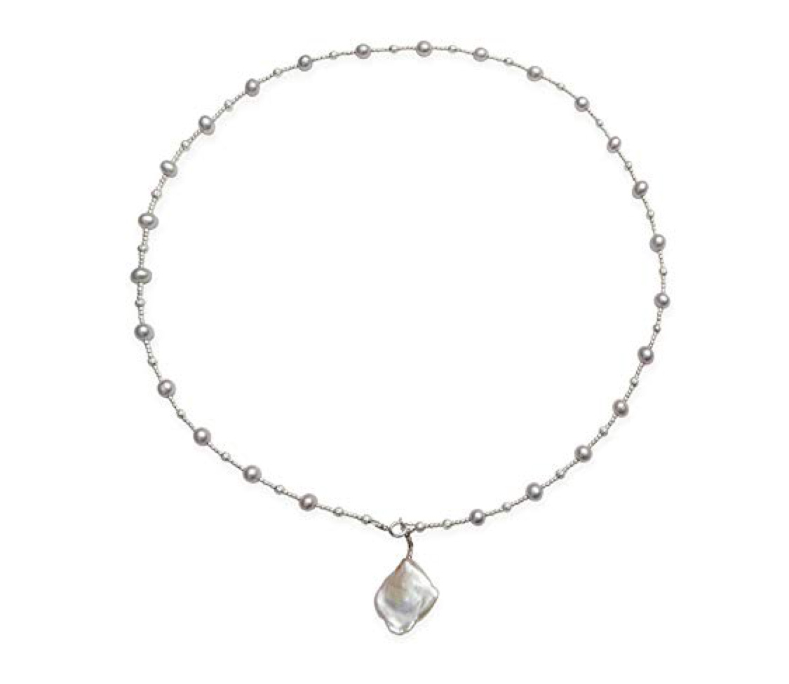pearl necklace drop