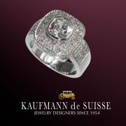 1.5 CTS Diamond Ring with Pave
