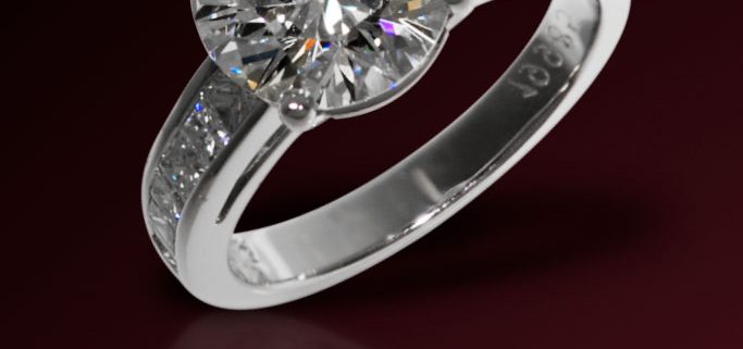 3 CTS Round Diamond Engagement Ring