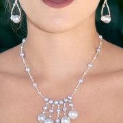 Elegant Gray Freshwater Pearl Necklace