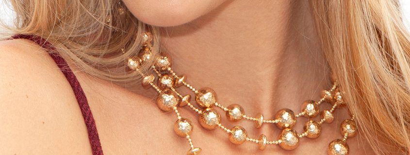 The Palm Beach Lariat in 14K Gold