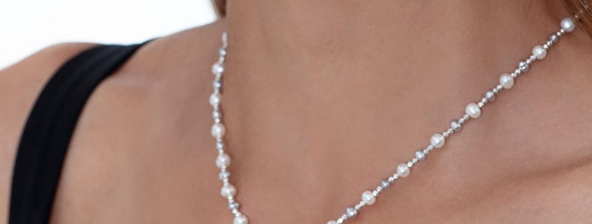 Gray Freshwater Pearl Necklace