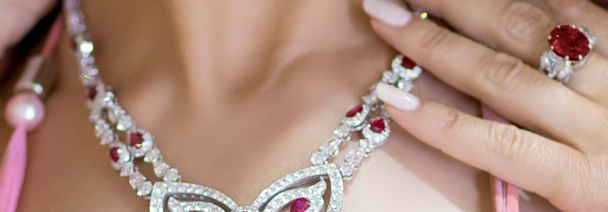 Incredible Ruby and Diamond Necklace