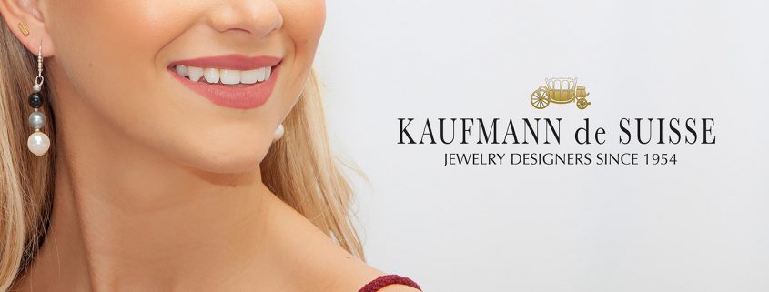 White and Gray Pearl Earrings with Onyx