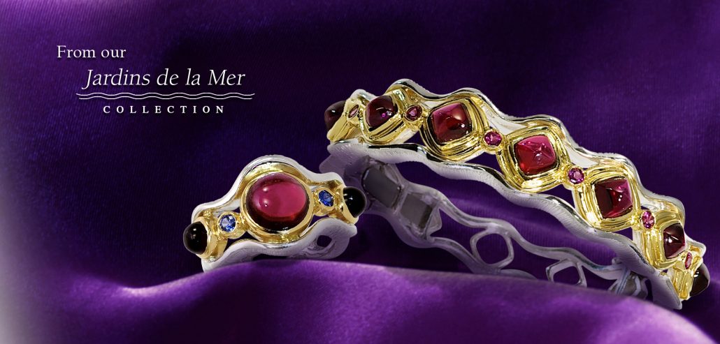 Bracelet and Ring from the Jardins le la Mer Collection