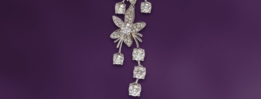 Jasmine de Nuit Diamond Pendant