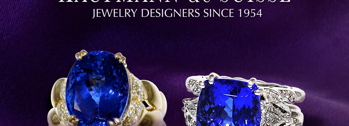 Vibrant Flowing Lines Sapphire Rings