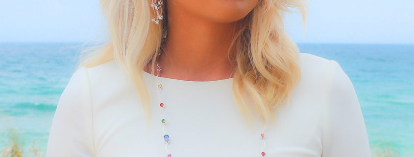 18K Triple Cascade Earrings