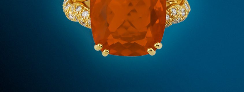 Fire Opal Ring