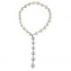 Grey & White Pearl Necklace