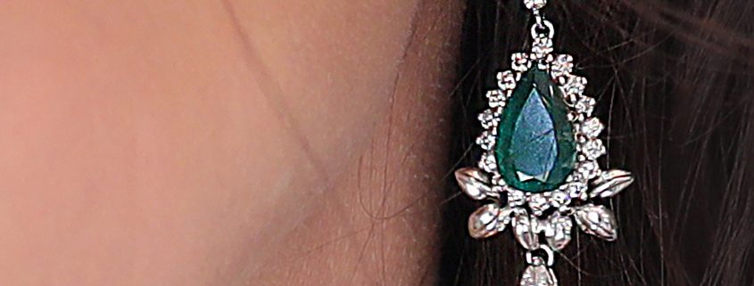 Emerald & Diamond Earrings