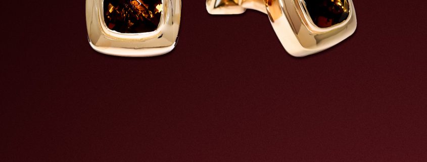 Smoky Quartz Cufflinks