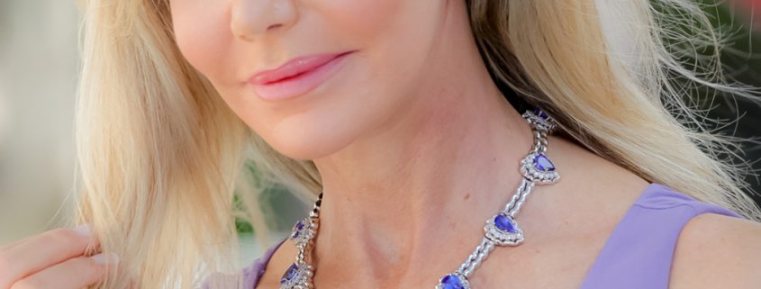 Tanzanite and Diamond Necklace