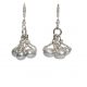 Grey South Sea Baroque Earrings With 4 Drops