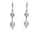 Frewshwater Grey Pearl Drop Earrings