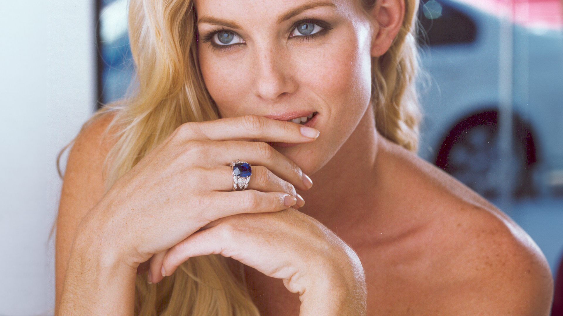 Sapphire and Diamond Ring