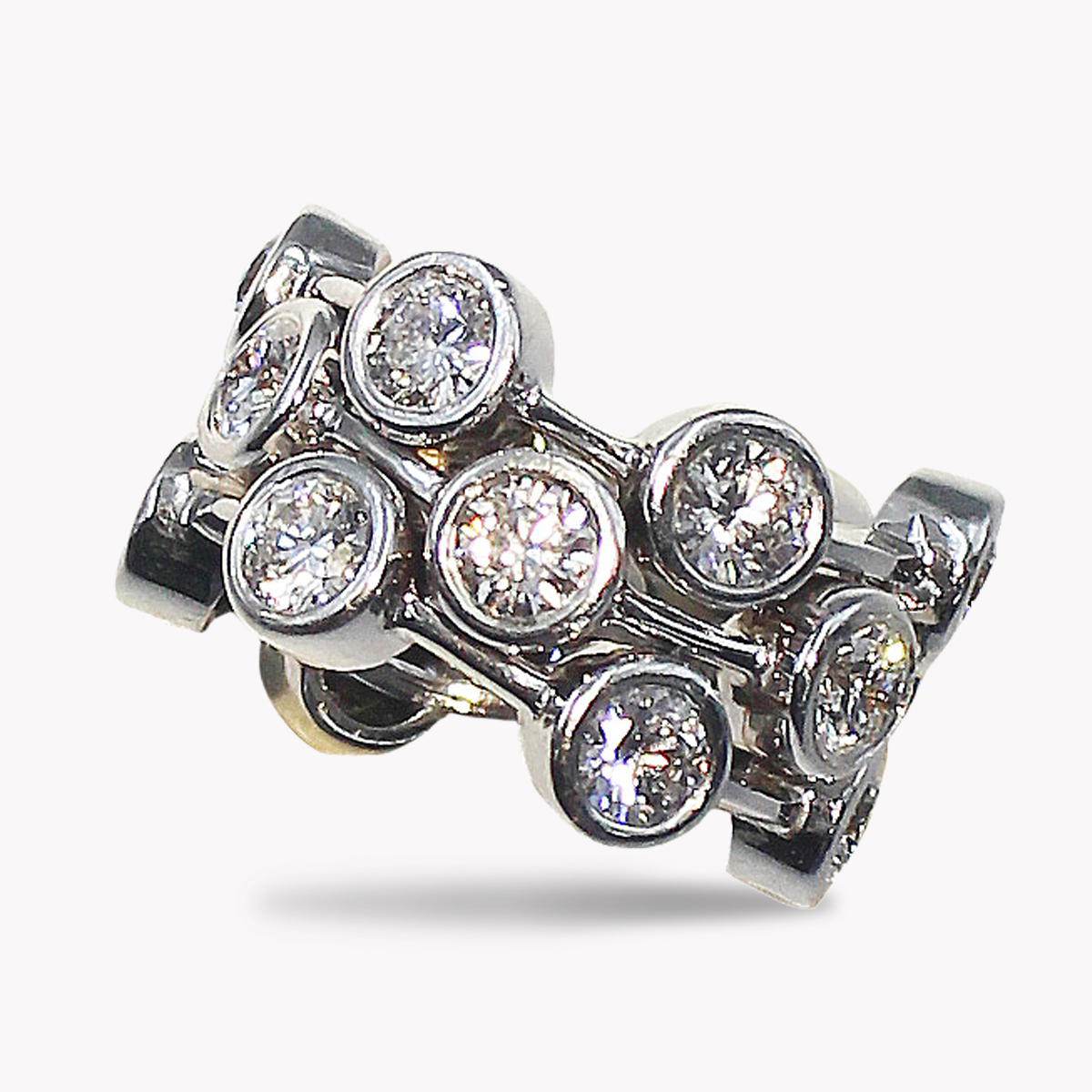 22967-cascade-3row-diamond-ring-white-gold-4.5-cts