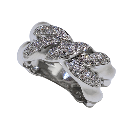 23320 Single Flowing Lines Wedding Ring Designed and Handmade by Kaufmann de Suisse