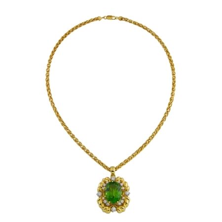 15790 Palmair Mesh Chain 17 inches long in Yellow Gold