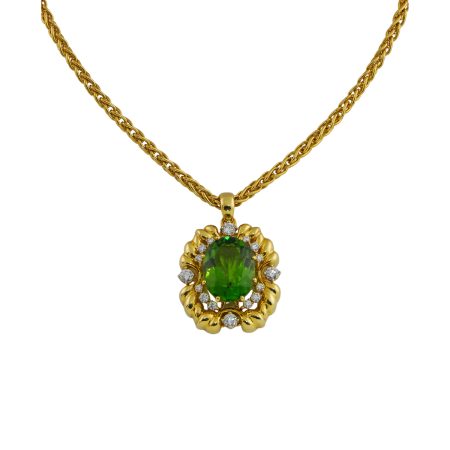 15790 Palmair Mesh Chain 17 inches long in Yellow Gold