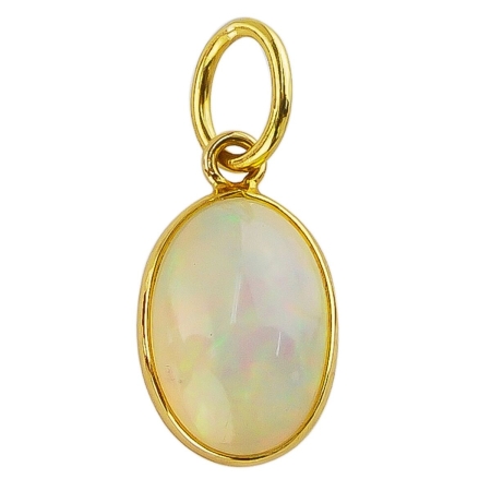 41609 Opal Charm or Pendant in 18kt Yellow Gold