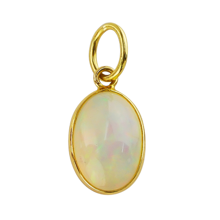 41609 Opal Charm or Pendant in 18kt Yellow Gold